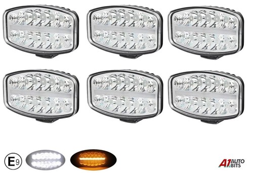 24v led spot - 24v, amber