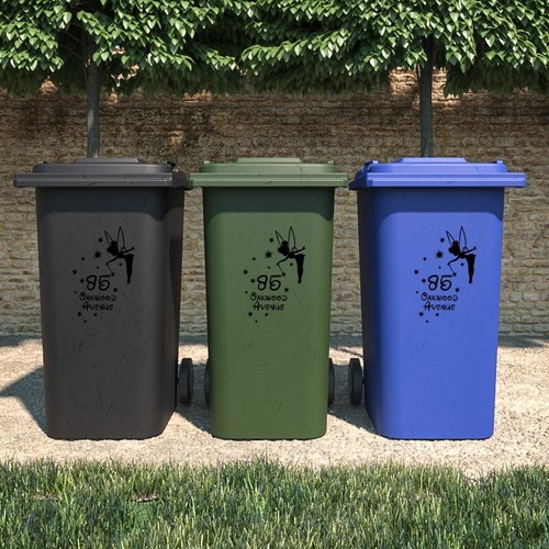 Custom wheelie bin stickers - bin,
