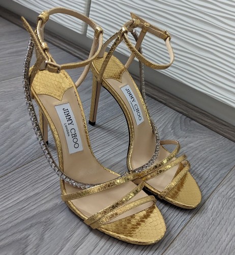 Gold whipsnake jimmy choo - gold,