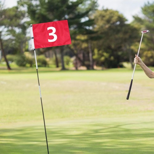 Golf flag standard with - standard, large