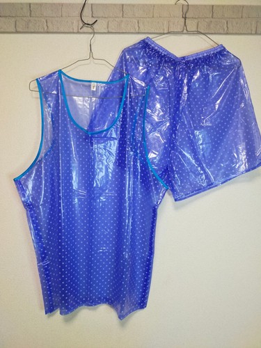 Soft blueish pvc - pvc, wear