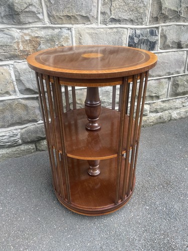 Antique inlaid mahogany - inlaid,