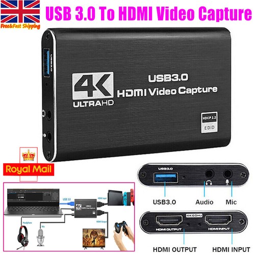 Audio video capture card - 4k,