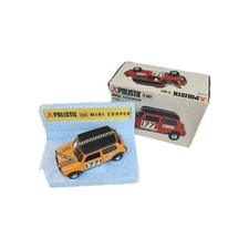 Vintage Polistil S582 Mini Cooper Orange Car Diecast 1/25 Boxed Vintage 1970s