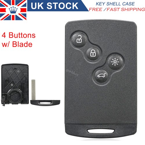 Button remote key fob case - key,