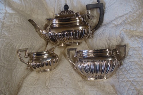 Silver hallmarked three - silver,