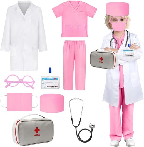 9pcs doctor costume - 9pcs,