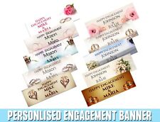 Personalised Engagement Banners Adult Party idea Decoration Gift 257