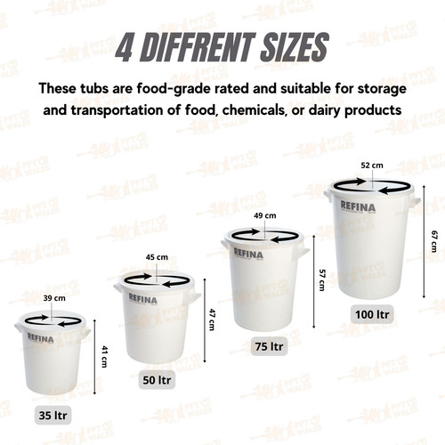 Mixing bucket large 125 - bucket,