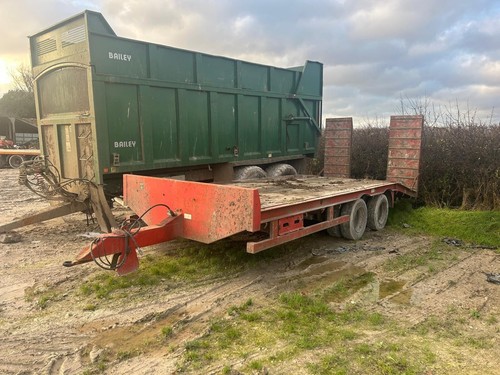 Tandam axle low - , loader