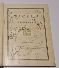 Wicked: The Grimmerie, FIRST EDITION, Signed by Rachel Tucker and Louise Dearman