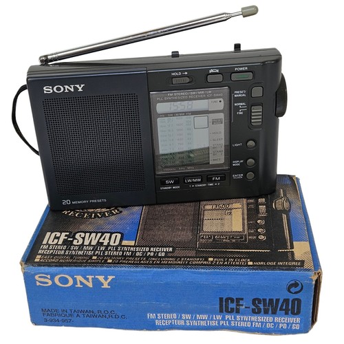 Sony icf sw40 portable - sony, world
