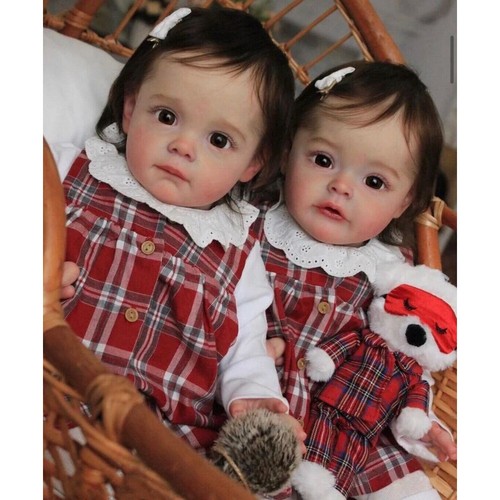 Twins girl lifelike reborn - 24",