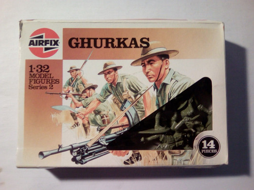 Airfix ghurkas figures - 1.32,