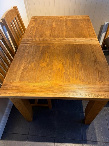 Seater solid wood dining - 4,