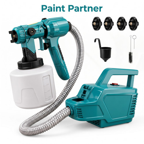 Electric paint spray - gun, 4