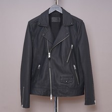 ALL SAINTS Leather Jacket Mens