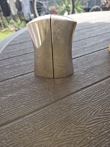 Silver stamped salt - stamped, &
