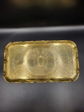 Small Vintage Brass Serving Or