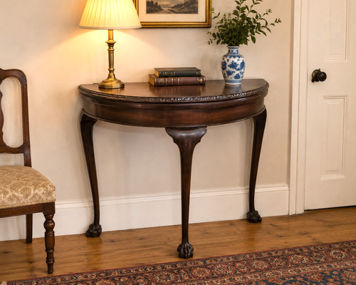 Antique mahogany turnover top - mahogany,