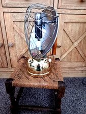 Working 1950s Vintage Bialaddin Bowlfire Heater Lamp Stove Vapalux Paraffin #A