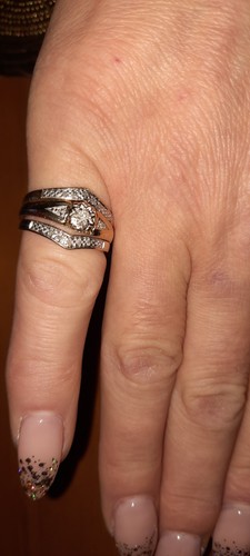 9ct gold ring - ring, with