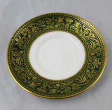 Wedgwood Dark Green Florentine W4170 Demitasse Saucer Multiple Available