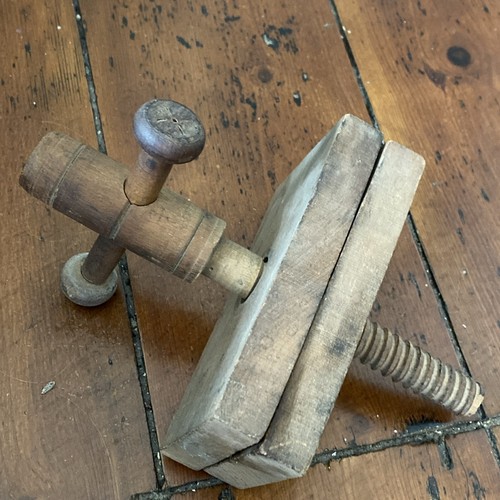 Vintage antique wooden - or,