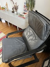 IKEA Poang Armchair Dark Grey