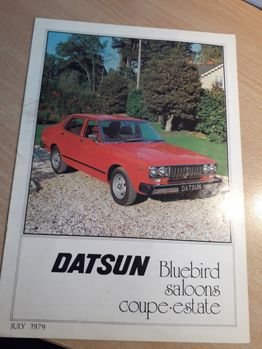 Datsun bluebird sales - datsun, brochure
