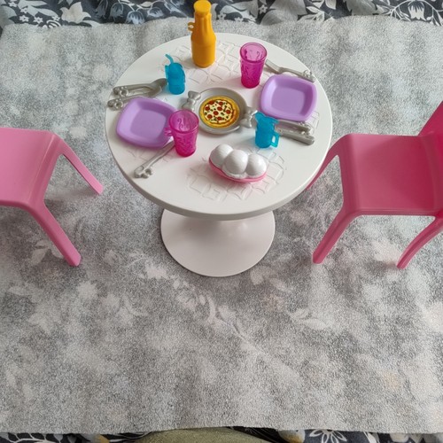 Barbie doll dining furniture - barbie,