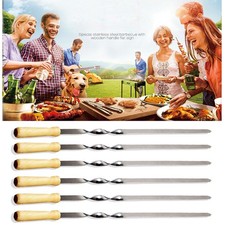 6-18PCS LONG Kebab Grill Steel
