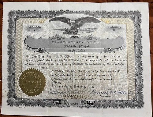 1959 truett cathy signed - s.,
