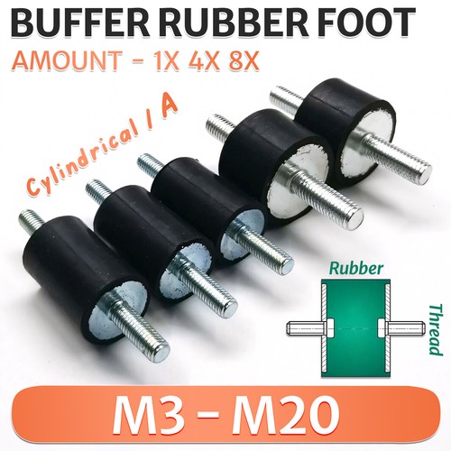 Rubber mount car boat bobbin - rubber,