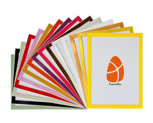 Rainbow colours picture frames - rainbow,