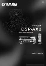Yamaha DSP-AX2 - AV Amplifier
