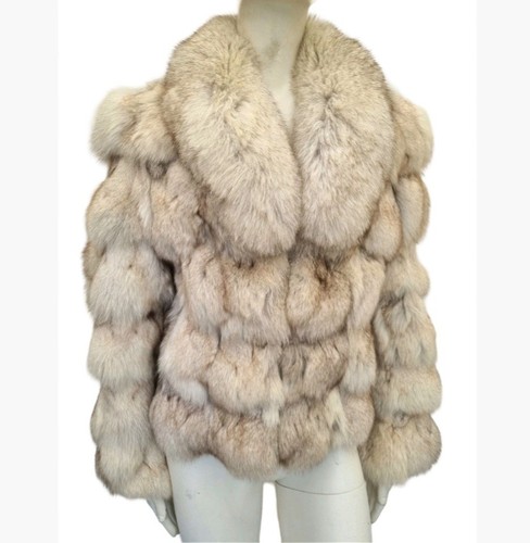 Real silver fox fur - fur, women's