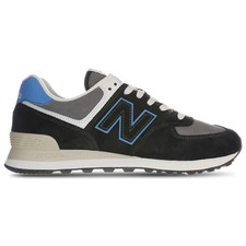 New Balance 574 Black Blue Agate U574QRB Men Size 8-13 Brand New Trainer