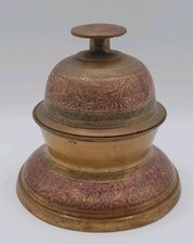 Vintage Enamel Brass Elephant