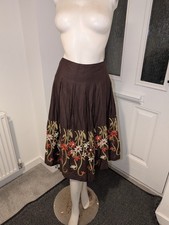 L.K. BENNETT Brown Cotton