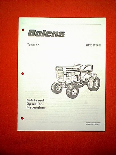 Bolens tractor model ht23 - bolens,