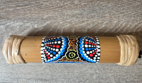 Bamboo rain stick shaker - bamboo, /