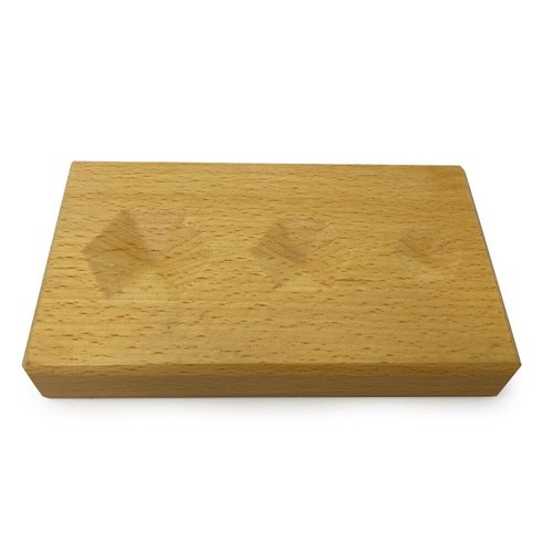 Hexagon dapping block wooden - dapping,