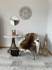 Exclusive Reindeer Hide Skin 136x106 cm Scandinavian Rug Prime Quality Real #621