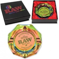RAW Rainbow Glass Ashtray In