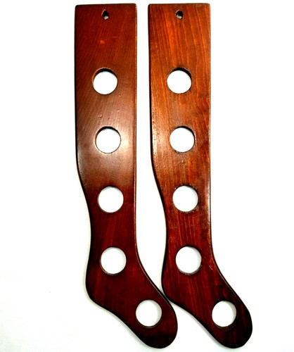 Pair antique wooden - pair,