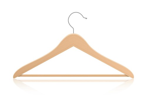 Vintage wooden coat hangers - 2,