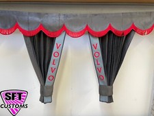 DUTCH STYLE TRUCK CURTAINS DOUBLE LINED VOLVO WITH EMBROIDERY