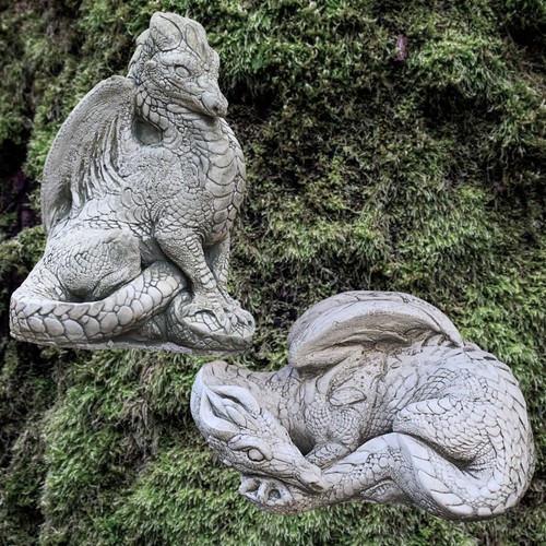 Dragon stone statue - statue, bundle