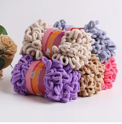 100g chunky loop yarn plush - chunky,